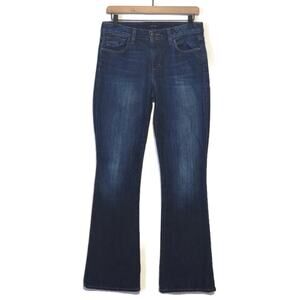 JOE'S Jeans Visionaire Flare Denim Jean Stephanie Dark Wash Mid Rise Stretch 28